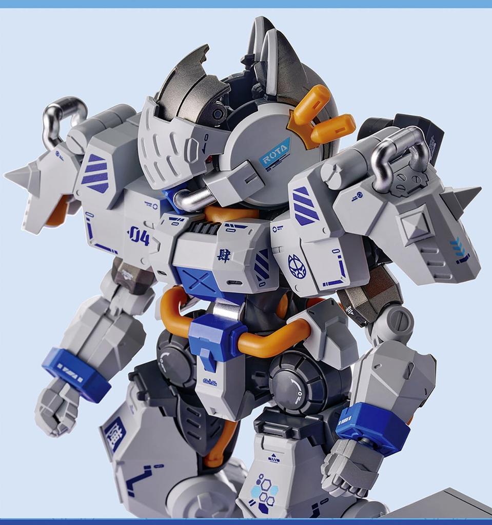 PLATZ XIAOT Супер Высокомобильная Броня Кот Ниндзя Сверхтяжелое Бронированное Мобильное Оружие JIN Масштабный Пластиковый Набор Модели XIA4 C.A.T-04 1/60 Предварительно Окрашенный (робот)