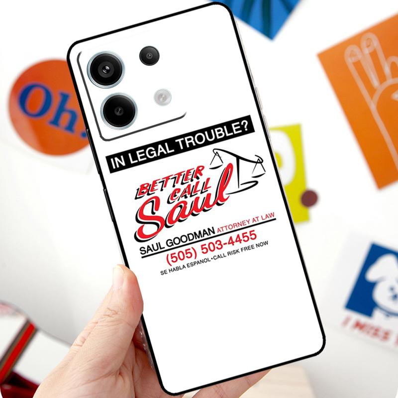 Чехол Better Call Saul для Xiaomi Redmi Note 11 10 12 13 14 Pro 10S 11S 12S Чехол для Redmi 15 10C 13C 12C 14C