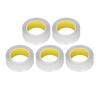 5 Rolls Double Sided Tape Transparent 2 Sided Adhesive Tape for Wall Carpet Photo Poster Decor 5M