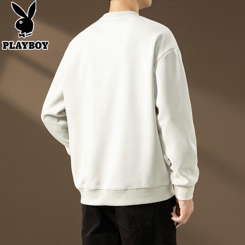 PLAYBOY Мужская толстовка с круглым вырезом в стиле пэчворк