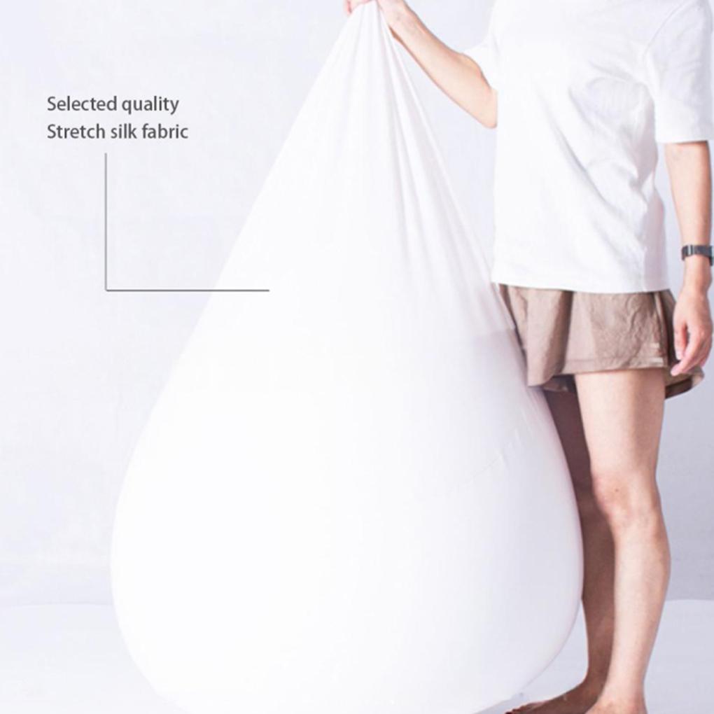 Чехол на кресло-мешок для гостиной, дивана, многоразовый чехол для кресла-мешка для дома, однотонный, декоративный, пыленепроницаемый