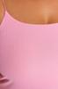 Women's Style Plus Size Pink Strap Crop Knitted Blouse
