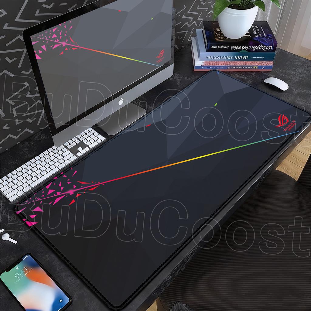 Laptops Office Non-slip Extend Table Pad PC Playmat Large Asus Rog Keyboard Mouse Mats 30x80cm Gaming Lock Edge Mousepad Durable