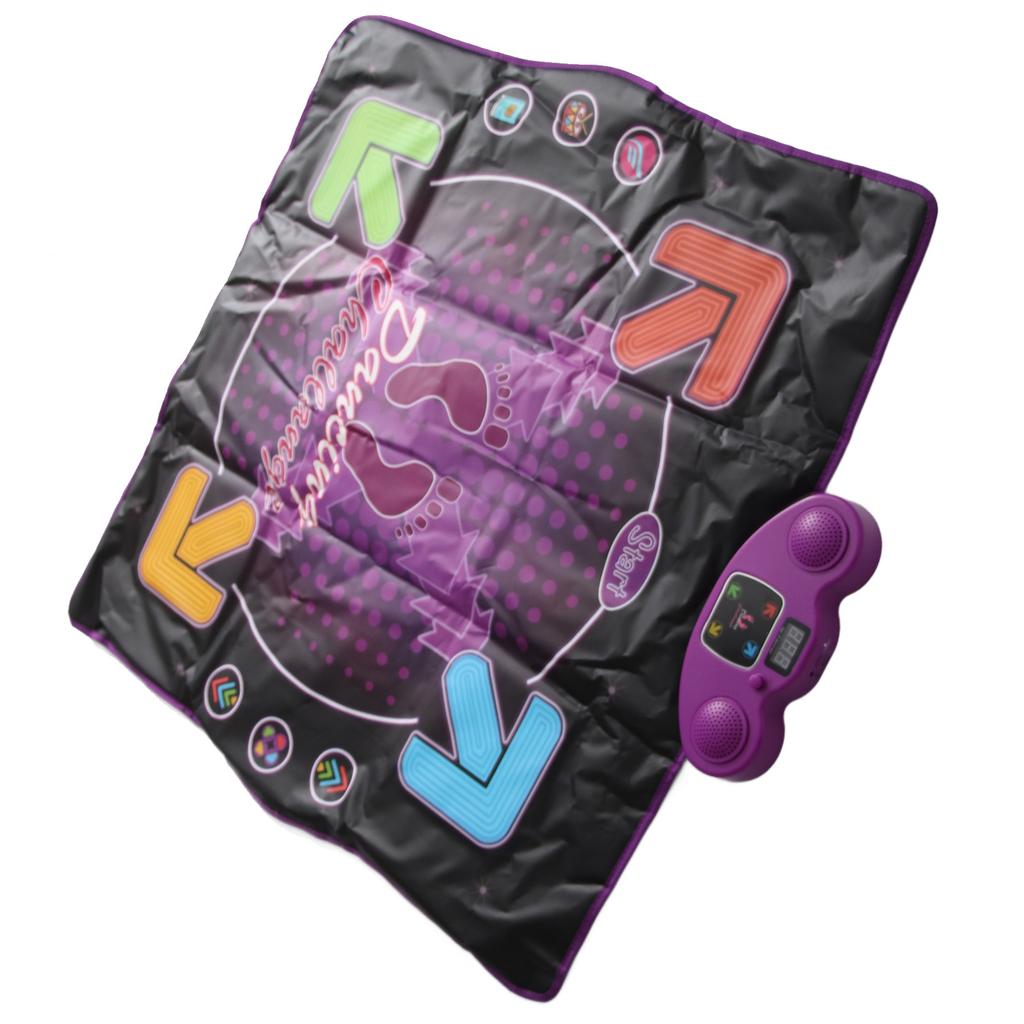 Электронный танцевальный коврик с микрофоном 4 игровых режима Разная музыка Предотвращает скольжение Улучшает координацию