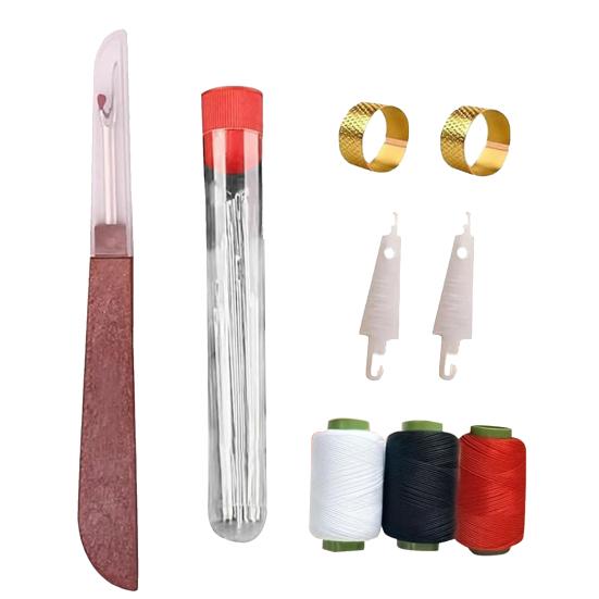 37 шт./набор швейных инструментов для начинающих Портативные иглы Нитки Набор для ручного ремонта Дорожный набор для ручного шитья с наперстком Распарыватель швов
