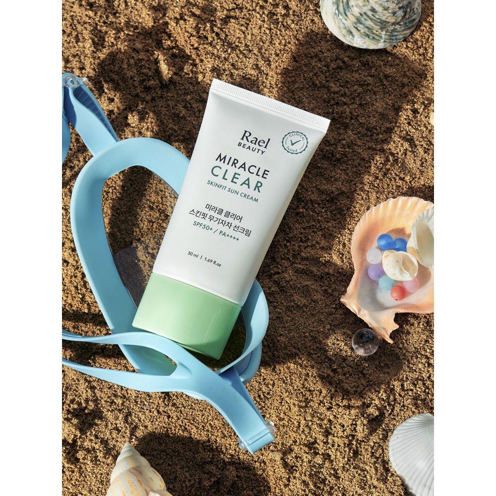 RAEL BEAUTY Miracle Clear Skin Fit Inorganic Sunscreen (SPF50+, PA++++) 50ML 2pcs