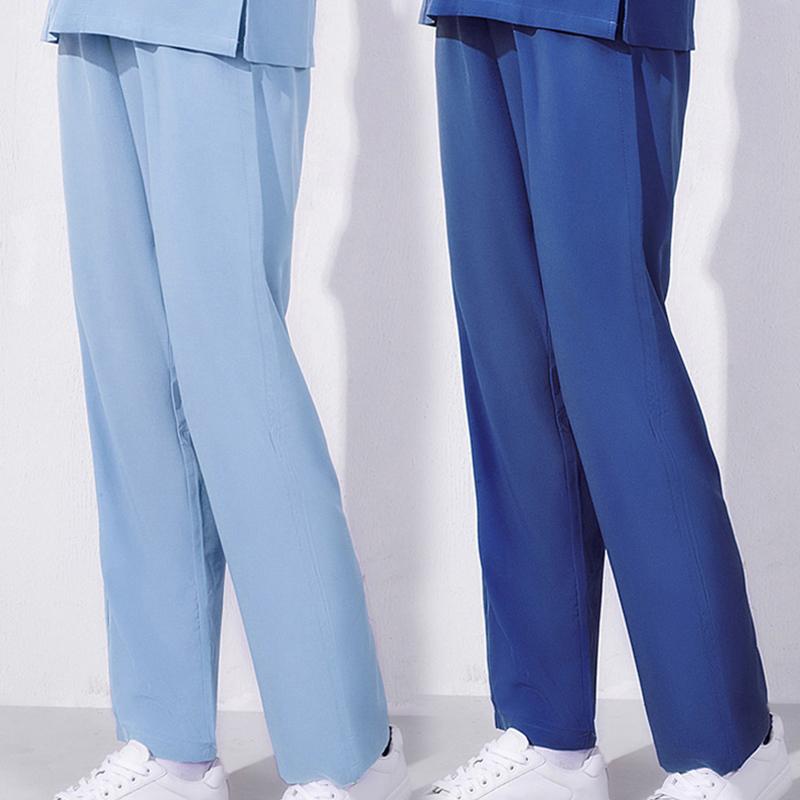 Униформа врача и медсестры, брюки, рабочие брюки, спандекс, однотонный стрейч, стоматологический спа-уход
