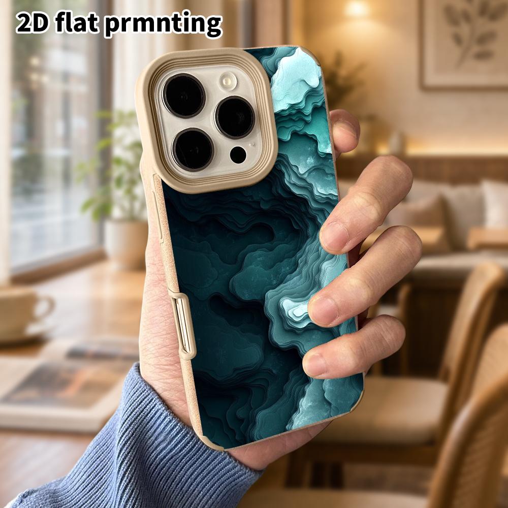Phone Case: Lambskin 2D Flat Samsung Galaxy A34 A35 M05 M06 S20 S22 S21 FE Plus 5G Protective Case, Deep Sea Pattern, Christmas and Halloween Gift