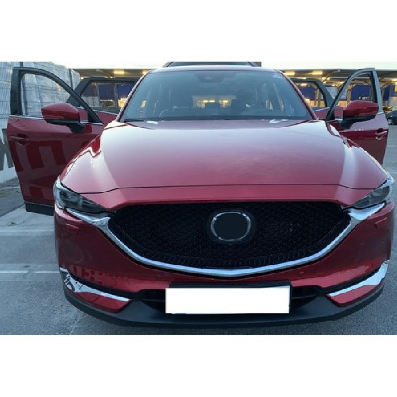 Для Mazda CX-5 CX5 KF 2017-2021 Хромированная накладка-веко на переднюю противотуманную фару