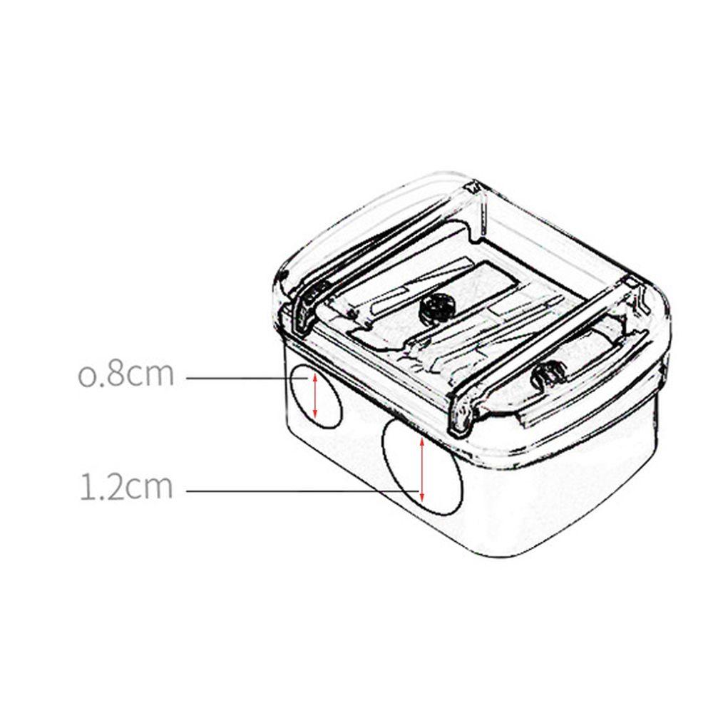 Cosmetic Sharpener Mechanical Pencil Sharpener Makeup Sharpeners Double Holes Pencil Sharpener