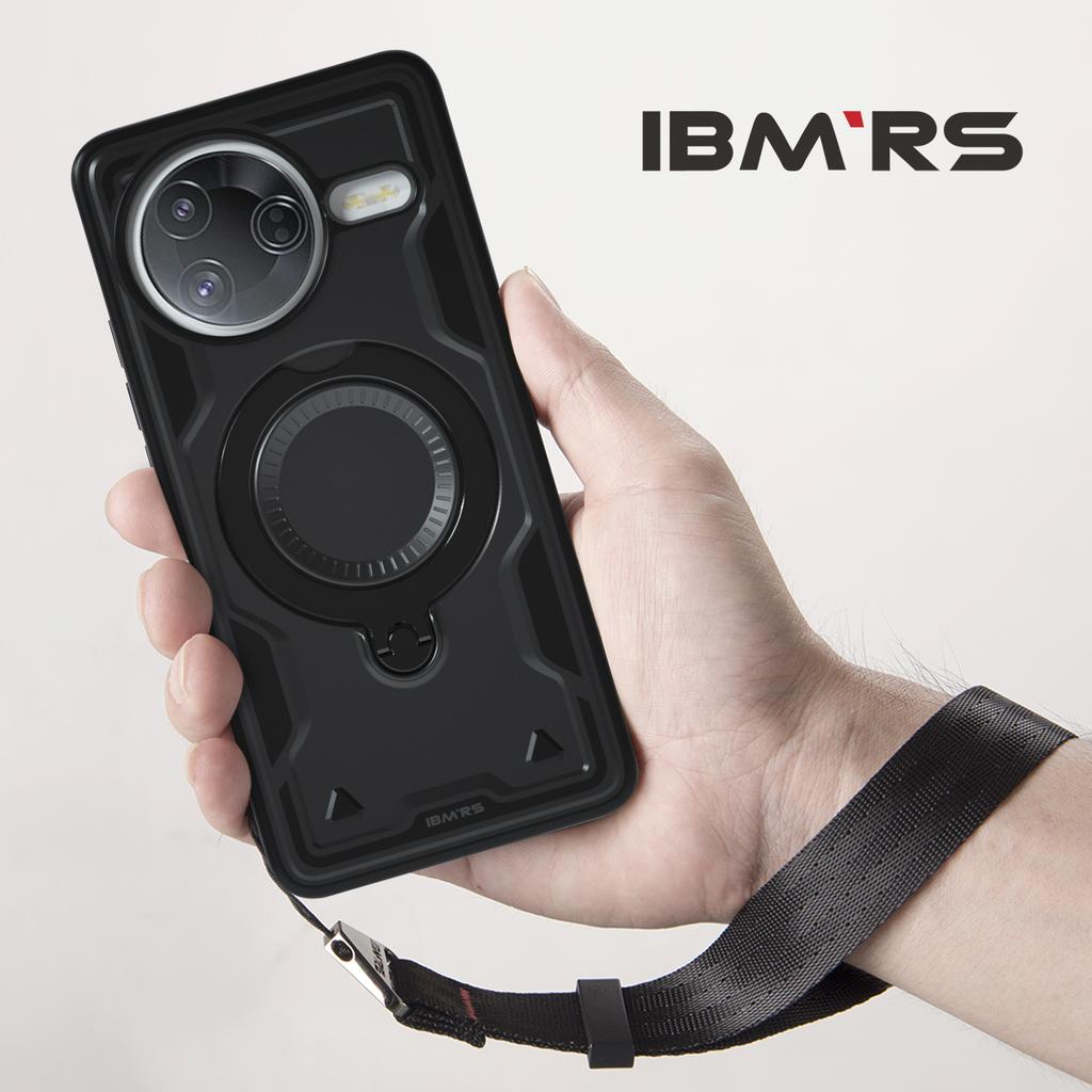 Чехол для Redmi K80 Pro [магнитный противоударный] с подставкой и шнурком | Совместимость с IBM RS