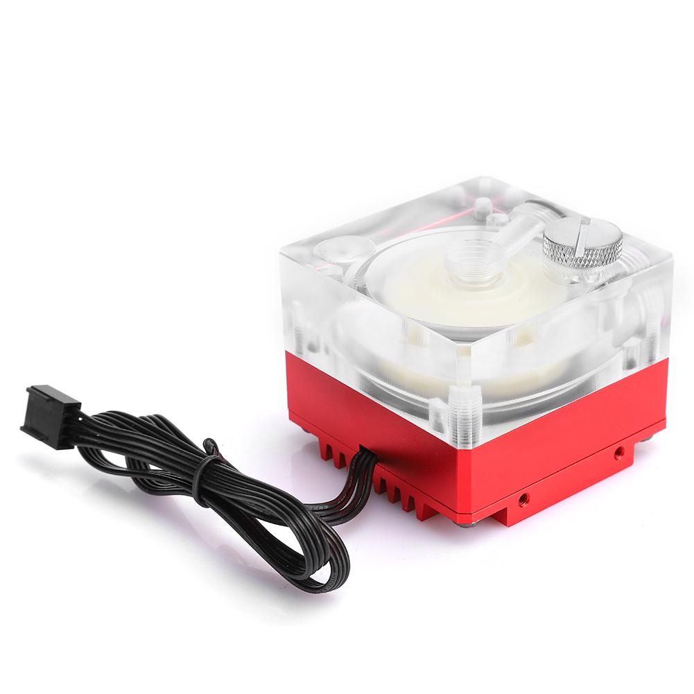 Водяная помпа акрил алюминий компьютерный аксессуар радиатор бесшумная для регулировки скорости ШИМ