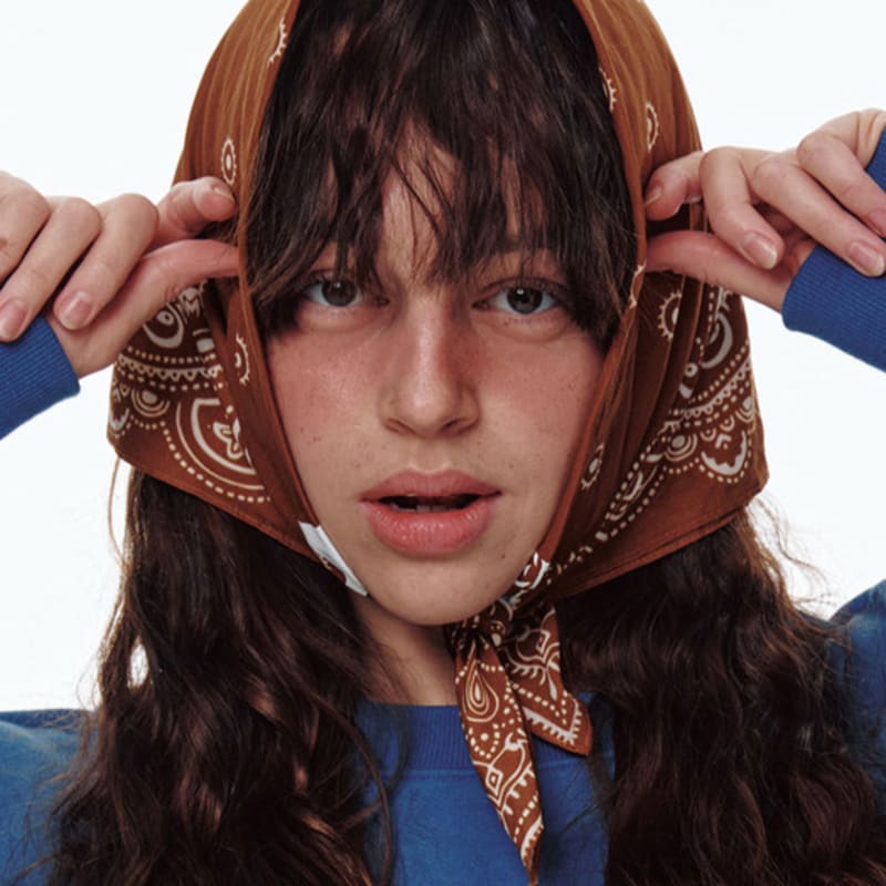 CENTAUR.KR CENTAUR ПЕЙСЛИ БАНДАНА_КОРИЧНЕВАЯ