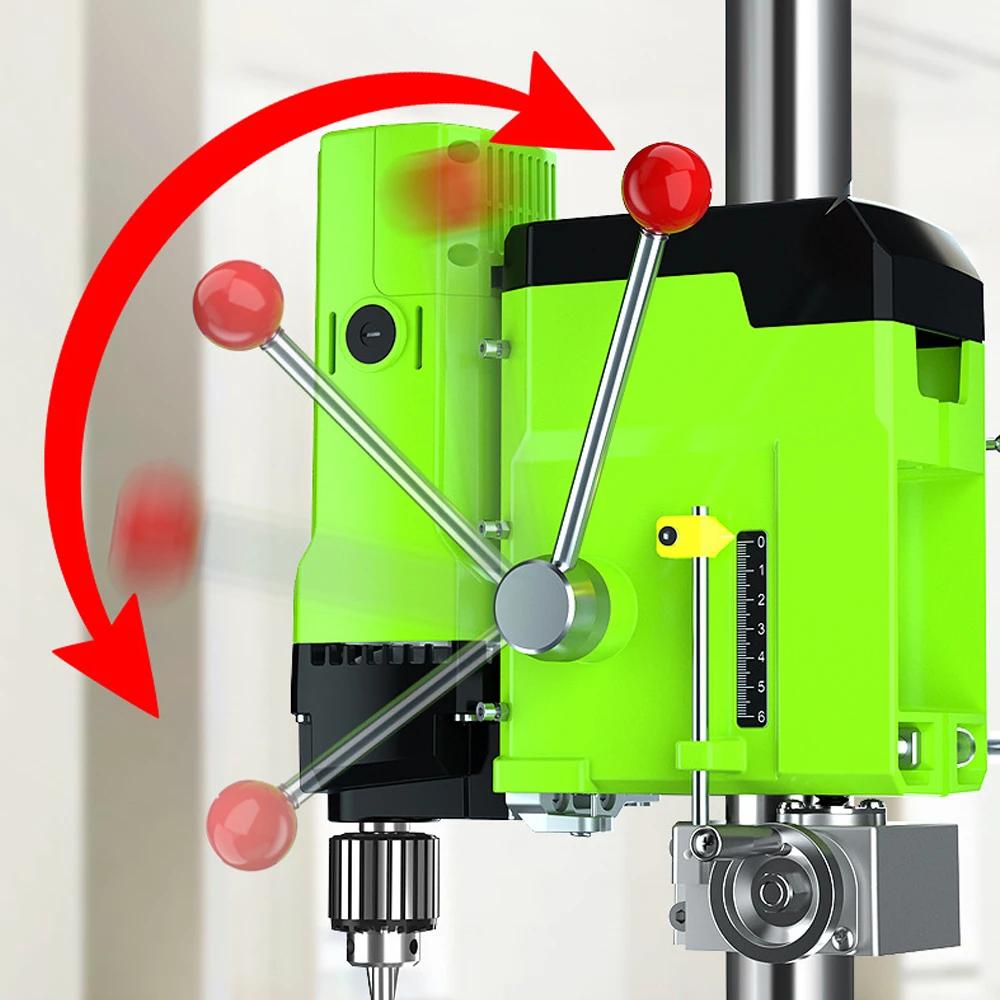 Allsome МИНИ-настольная дрель электрическая настольная сверлильная машина патрон для сверла 3-16 мм BG-5157 1050 Вт