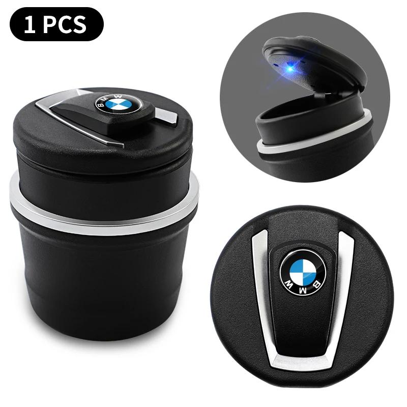 BAJB3 For BMW Fashion Car Ashtray LED Portable One Touch Open Automatic Indicator For BMW X1 X2 X3 X5 X4 X6 X7 G30 G20 G32 G11 G12 F40