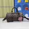 LV 2025 Men's Fashion Trend Light Luxury Three-in-One Backpack & Crossbody Bag