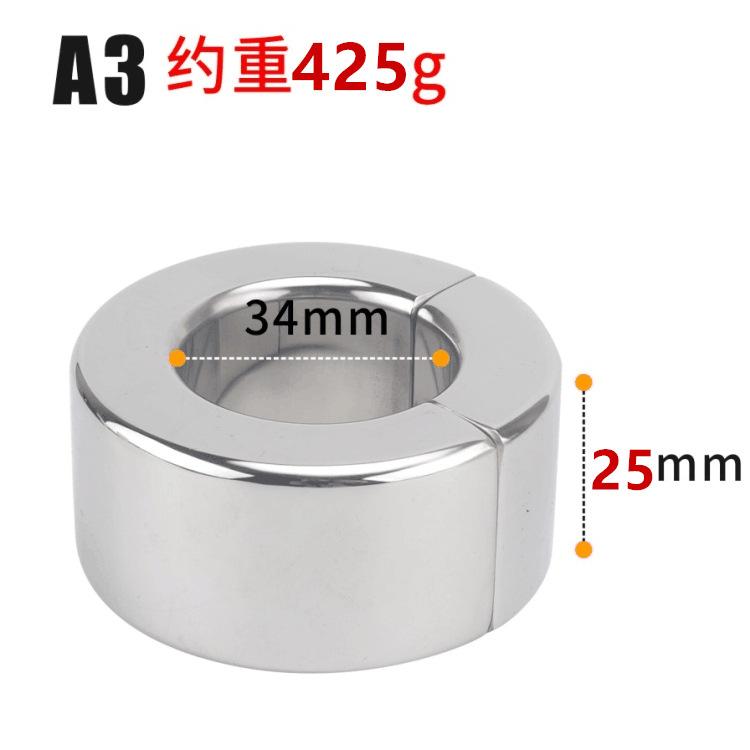 Ss001 Металл Нержавеющая сталь Устройство для связывания мошонки Магнит Пенис Задержка Пениса Подвеска Кольцо Взрослый Секс-товар