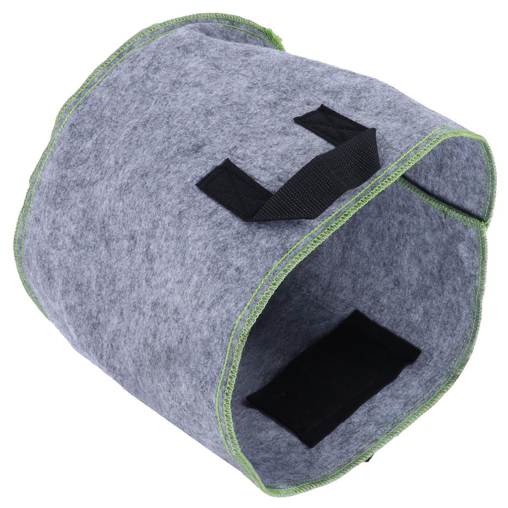 Gardening NonWoven Plant Grow Bag Environmentally Friendly Plan Planter Bag for Outdoor(5 Gallons 30x25cm )