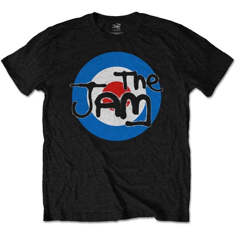The Jam Paul Weller Logo Black TShirt Unisexs