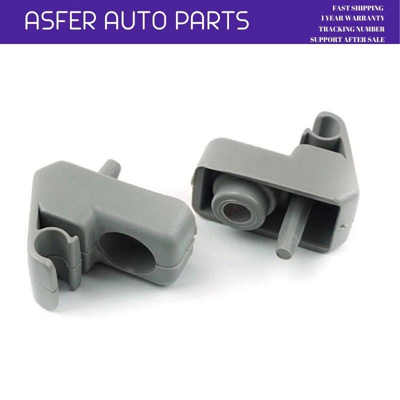 2X Sun Visor Hook Tightly Hold Sun Visor Clips Hook Bracket For Fiat Bravo Fiorino Peugeot Bipper Citroen Nemo Oem 735250691