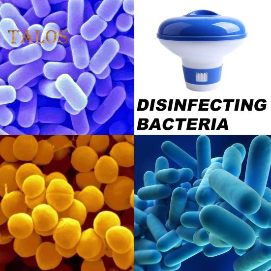 Pool Cleansing Tablets 100g Chlorinating Tablets with Floating Chlorine Dispenser Pool Cleansing Chlorine Tablets for All Swimming Pools