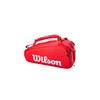 Сумка для теннисной/бадминтонной ракетки Wilson Super PK Красная (СУПЕР ТУР 15 ПК)