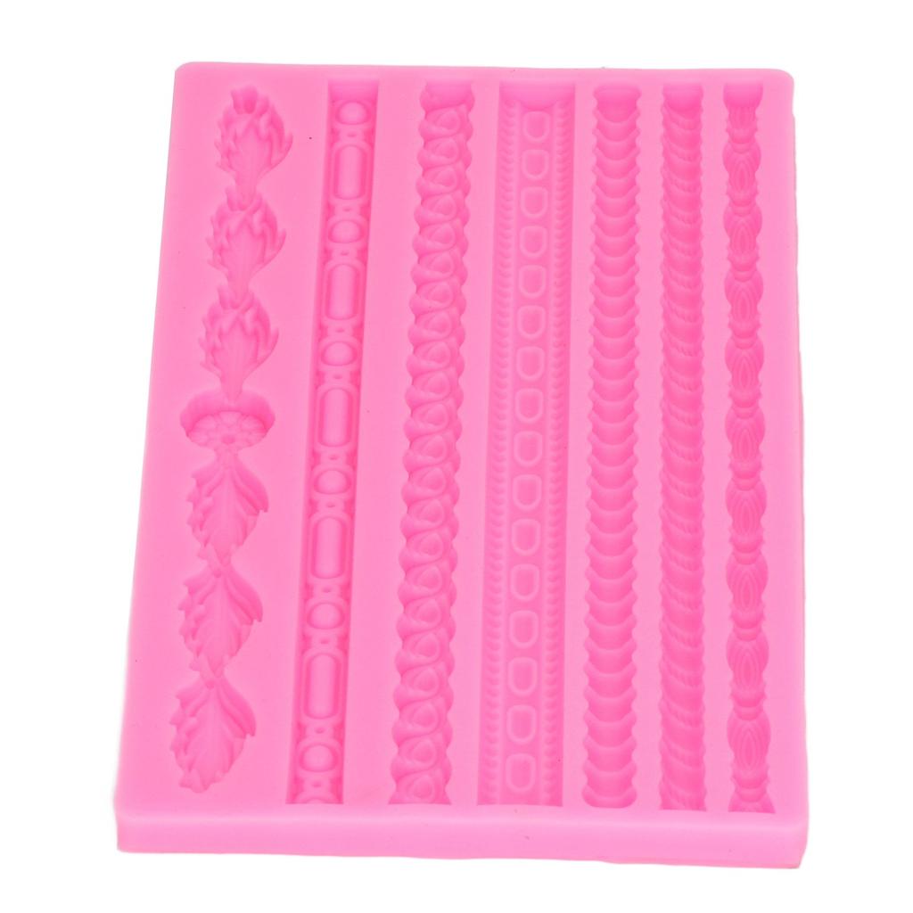 3D Pearl Knit Rope силиконовая форма пищевая многоразовая форма для украшения торта для тортов желе хлеба