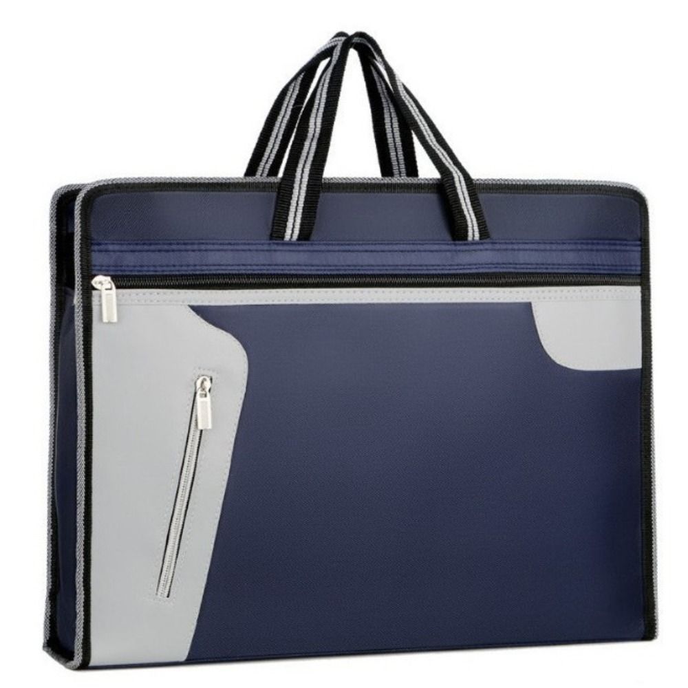 Папка-регистратор формата А4 из ткани Оксфорд, большая вместимость, деловой портфель, сумка для документов, школьные принадлежности