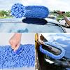 Adjustable Retractable Car Wash Tool Cleaning Mop Dusting Brush Soft Hair Sweeping Gray Car Cleaning