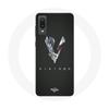 Case for Samsung Galaxy A02 Vikings Series Season 6 Logo V Sword Gray Black Background