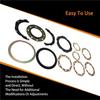 A95E-Gasket Kit For Front Axle Overhaul 04434-60051 For Toyota Land Cruiser 1990-2006 FJ80 FZJ80 HDJ80 HZJ80 04434-60050