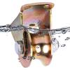 1,2-дюймовое колесо с V-образной канавкой, усиленный жесткий ролик с кронштейном для перевернутого рельса, раздвижные ворота, рулонные ворота, промышленная машина