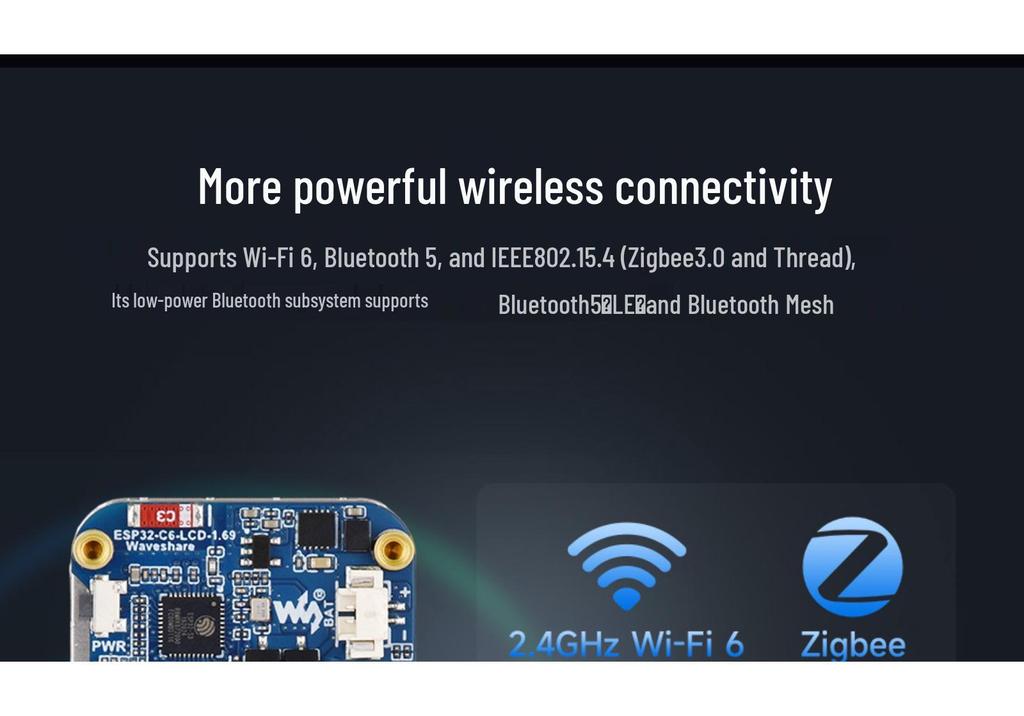 Отладочная плата ESP32-C6 с дисплеем 1,69" и поддержкой Xiaozhi Deepseek