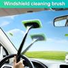 Window Windshield Cleaning Brush Microfiber Cloth Car Glass Cleaner With Handle Dust Cleaning Tools For Inside Glass Wiper