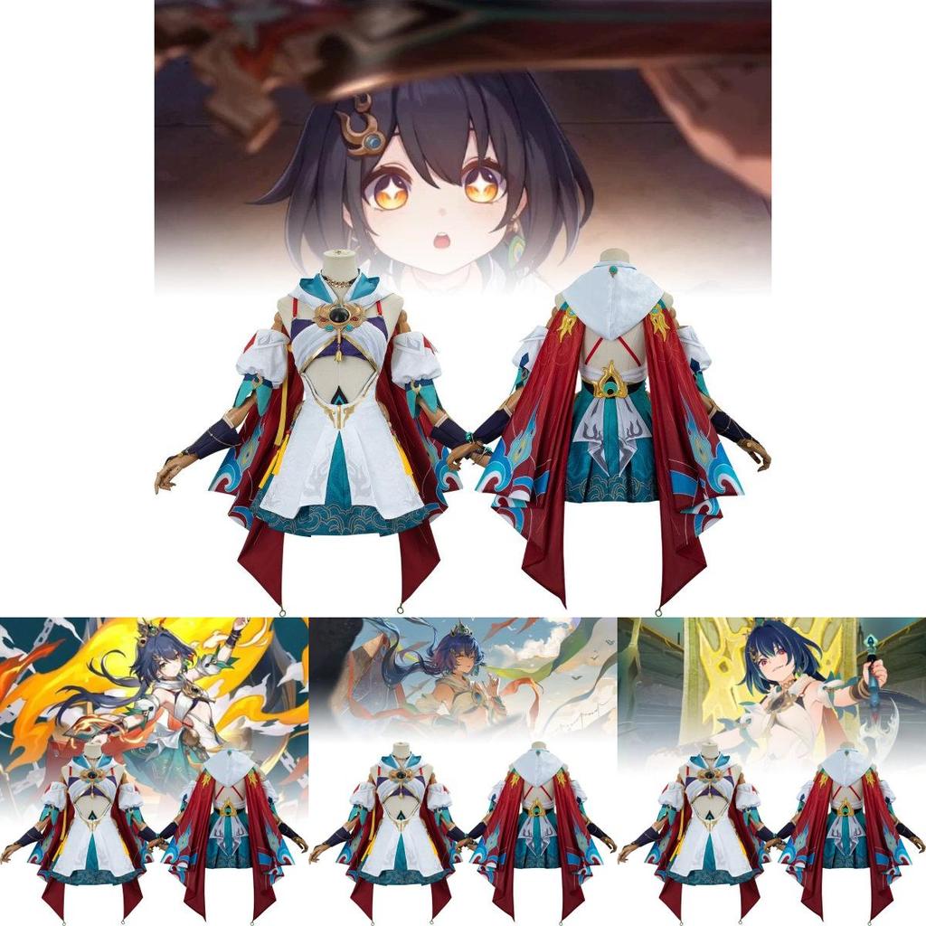 Уникальный косплей-костюм персонажа Яньлунь Юли из Honkai Star Rail, идеально подходящий для аниме-выступлений