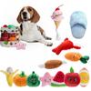 Игрушка для собак с голосом, мягкая игрушка для собак, наполненная игрушка для собак с пищащим звуком, 12 игрушек для собак