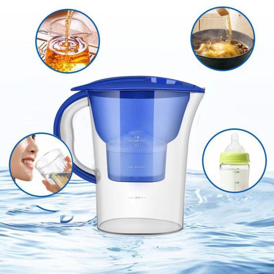 2500 мл фильтр для воды кувшин портативный чайник для очистки воды с активированным углем Clean Purify для домашнего офиса