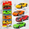 Hot! 1:64 Alloy Simulation Car Model Set 4 Styles Colored Mini Pullback Bus Toys Children Birthday Gifts