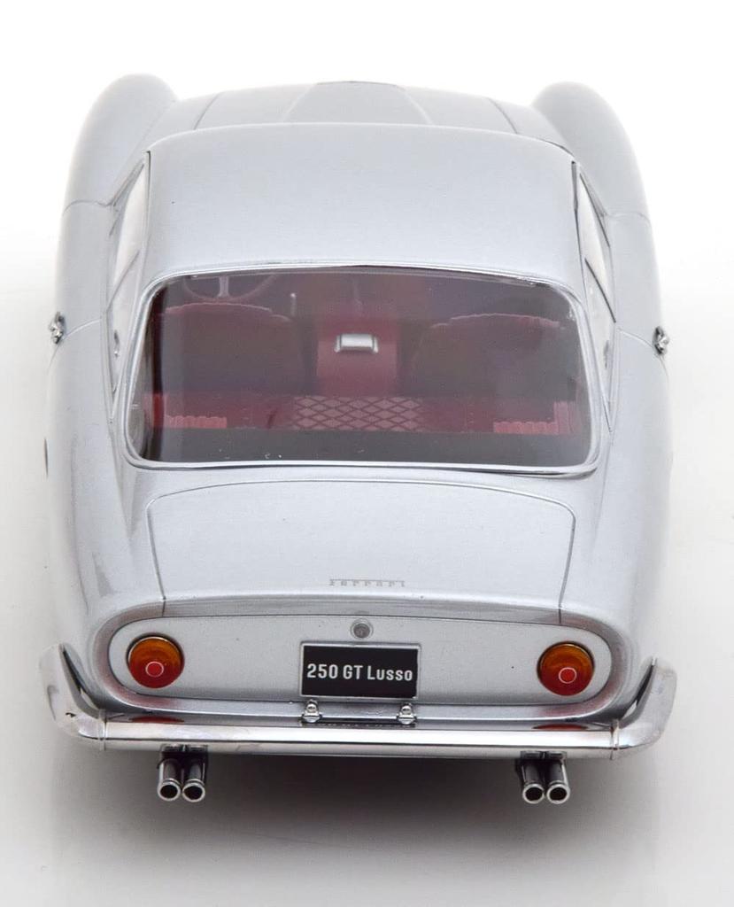 KK Scale Scale Ferrari 250 GT Lusso 1962 Silver Finished Product 1/18