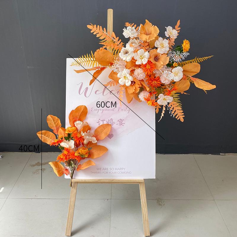 Искусственный Цветочный Декор для Свадебного Места Проведения: для Дорожки, Сцены и Банкетного Зала