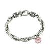 S925 Sterling Silver Bracelet Is Still Simple Retro Hip Hop Niche Design Neutral European And American Hand Jewelry