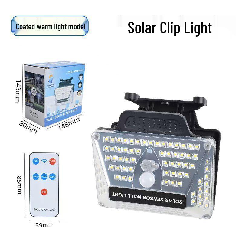 Solar Outdoor Courtyard Light with Motion Sensor – Automatically Illuminates at Night