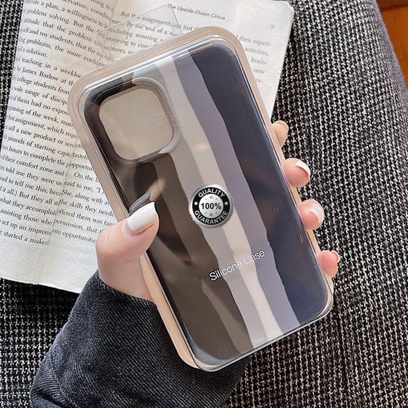 Чехол для телефона в радужную полоску для Apple iPhone 14 13 12 Pro Max 11 6s 7 8 Plus XS MAX XR Mini 12pro, силиконовый чехол