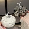 Высококачественная керамическая пепельница с крышкой: Стильный дизайн, защищающий от мух, для дома и коммерческого использования