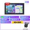 7 9 10 дюймов Android 13 Smart car 2 Din Car Radio Androidauto Carplay GPS Audio Автомобильный мультимедийный проигрыватель Интеллектуальная система