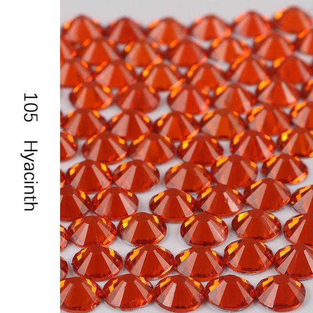 Стразы без горячей фиксации, кристалл Ab Ss3-Ss30, стразы для ногтей с плоской задней частью, стразы премиум-качества, блестящие стразы для ногтей, хрустальный камень