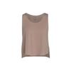 Solid Color Quick-Dry Sports Fitness Crop Tank Top Women Tops Brown Grey HB6289