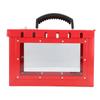 Блокировка Tagout Group Lock Box Портативный 12-замковый защитный замок Прозрачная акриловая стальная пластина