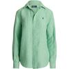 Polo Striped Long Sleeve Button Down Shirt Women Shirts Green 211968222-001