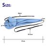 Alto Saxophone Cleaning Tool Pull Through Ultrafine Material Cloth for Sax Inside Tube Blue